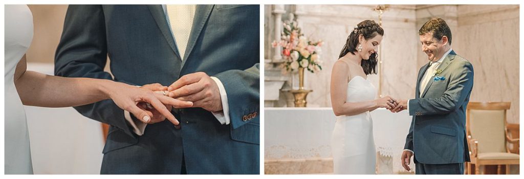 the-Sacred-Hearts-Catholic-Church-in-Mosman-wedding-ring-echange-photo