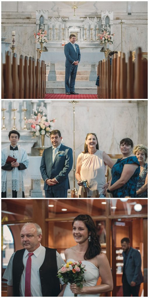 the-Sacred-Hearts-Catholic-Church-in-Mosman-wedding-cremony-photo