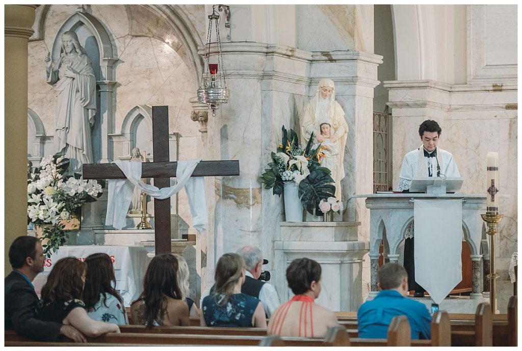 the-Sacred-Hearts-Catholic-Church-in-Mosman-wedding-priest-photo