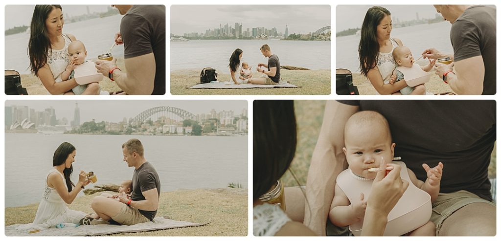 family-picnic-sydney-city-on-background-video