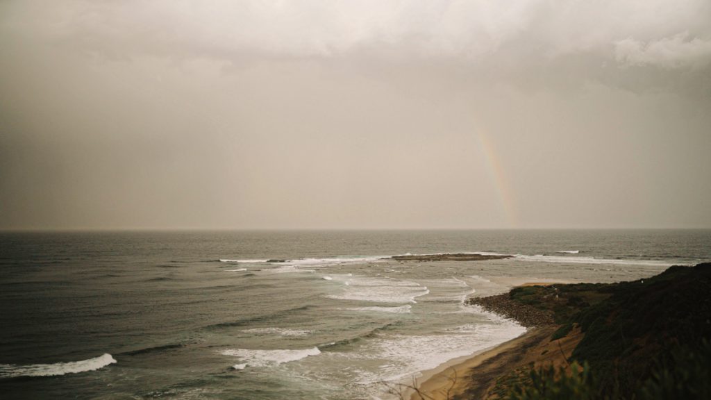 rainbow-at-long-reef-wedding-video