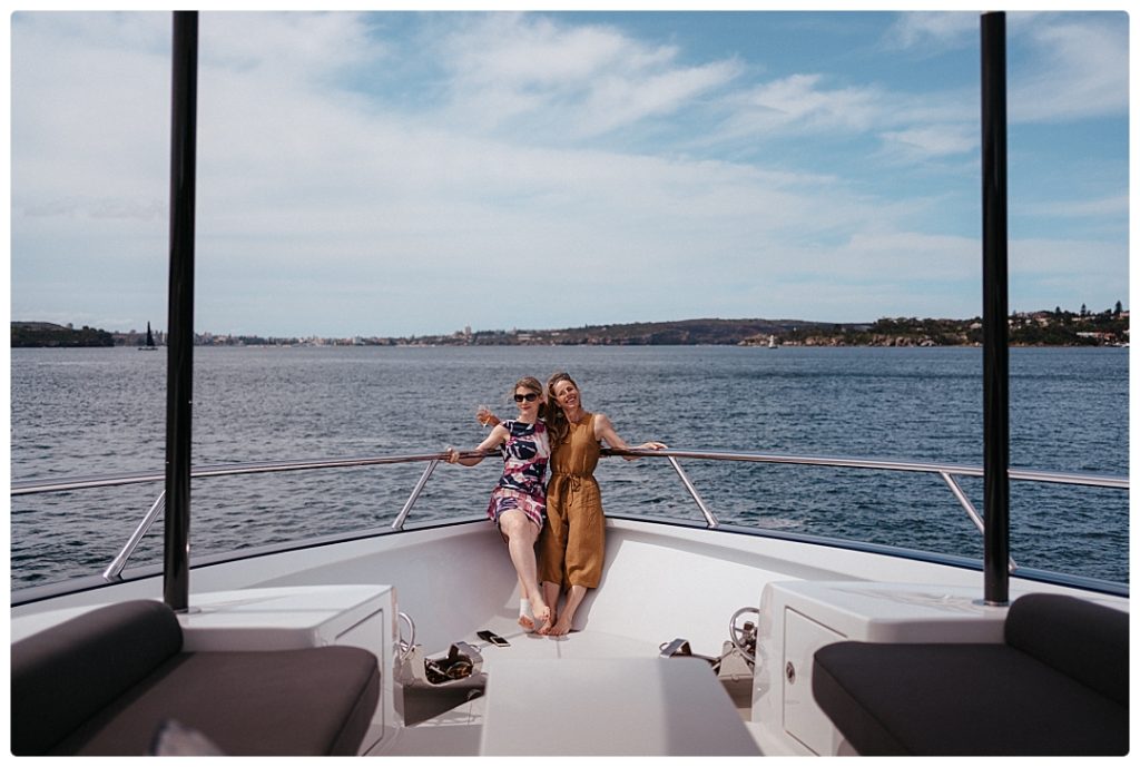 sydney harbor elopement photo